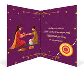 Wonderful Rakhi Personalised Greeting Card